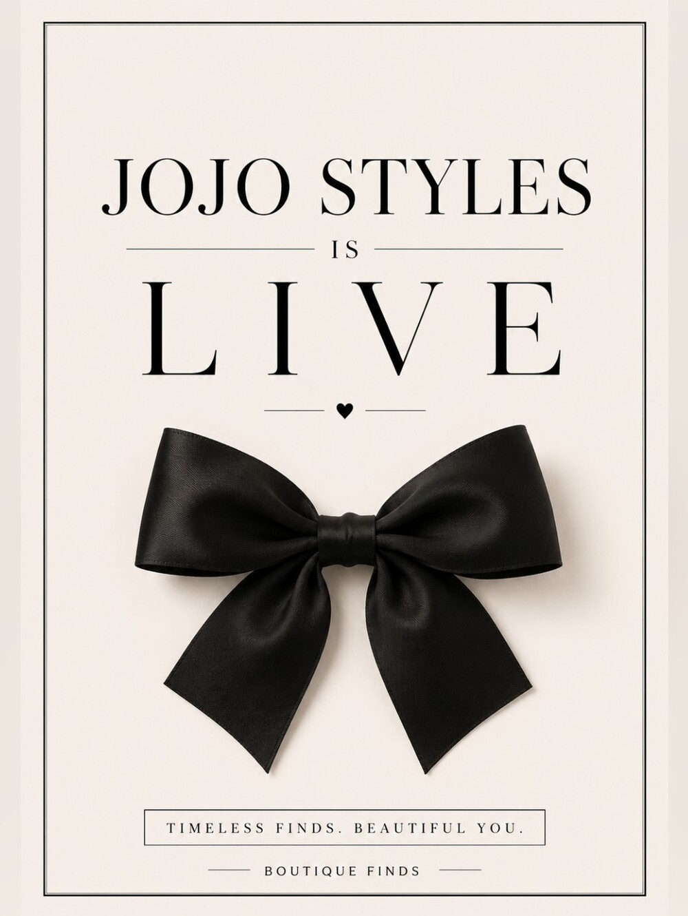❤️ Like To Know JoJo Style Is Live